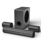 Sound Bar Bluetooth Surround Sounds, Home Theater Sound Bar System, TV Sounds Bars Subwoofer Wireless 5.1CH Surround Speakers Home Theater Surrounds Sound System HDMI AUX Opt USB, Black