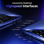 NIMO 17.3" FHD AI Laptop, 16GB 5600MHz DDR5 1TB SSD 6-Core AMD R5 6600H
