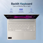 Lenovo Yoga 7 2-in-1 AI Laptop 16" WUXGA Touch AMD 4-core Ryzen AI 5 430 (Up to 50 NPU Tops) 16GB DDR5 512GB SSD Backlit Fingerprint Wi-Fi7 for Creator Business Professional Win11 ICP Accessory