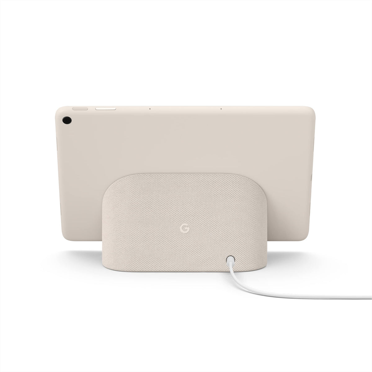 Google Pixel Tablet with Charging Speaker Dock - Android Tablet with 11-Inch Screen, Smart Home Controls, and Long-Lasting Battery - Porcelain/Porcelain - 128 GB