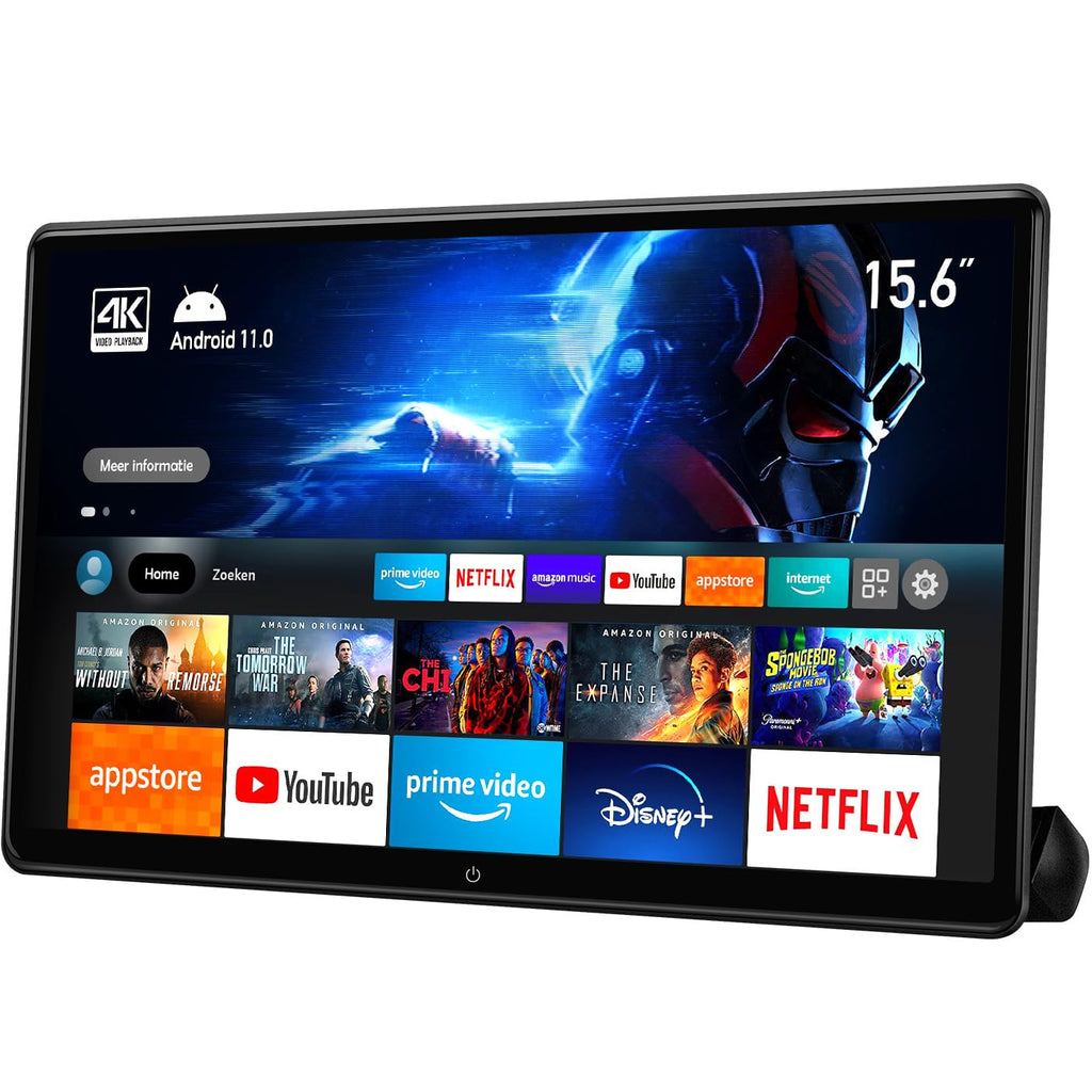 15.6" Android Car TV Headrest Monitor for Cars,Support Phone Mirror/WiFi