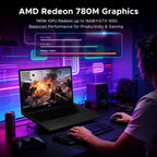 15.6" AI Laptop | 2026-2027 AMD Ryzen 7 8745HS 64GB DDR5 5600MHz 2TB SSD