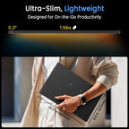 QQH 4K Portable Monitor, 15.6" UHD IPS USB-C HDMI Travel Monitor for Laptop