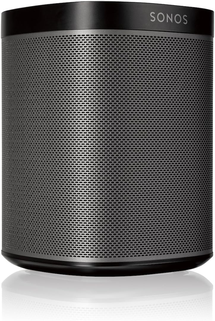 SONOS Play:1 Compact Wireless Speaker for Streaming Music. Compatible with Alexa. (Black) (Renewed)