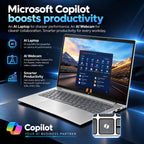 HP EliteBook 6 G1a 14" Premium Business Laptop, AMD Ryzen 7 PRO 250(Beats Intel Ultra 7 165U), 16GB DDR5 RAM, 512GB SSD, WUXGA IPS, Wi-Fi 7, Backlit Key, Fingerprint, Wolf Pro Security, Windows 11 Pro