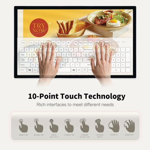 32 inch Interactive Touchscreen Whiteboard, Smart Board with 16:9 Display 1080P, Android 14 Touchscreen Electronic Whiteboard for Office and Classroom, RAM 4G & ROM 32G