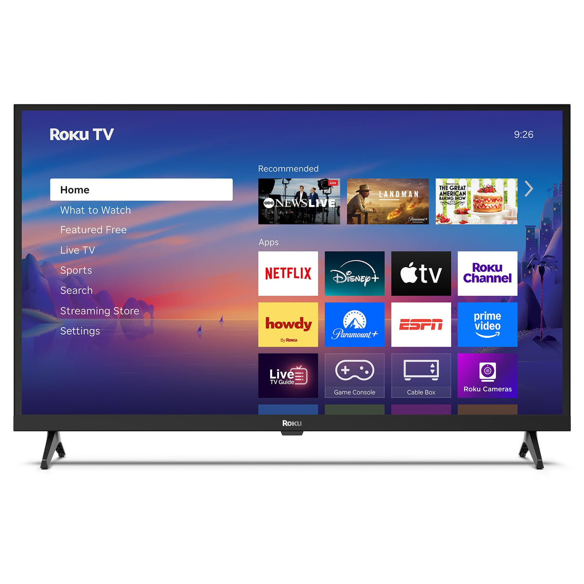 Roku Smart TV – 32-Inch Select Series, 1080p Full HD TV – Roku TV with Voice Remote – Flat Screen LED Television with Wi-Fi for Streaming Live Local News, Sports, Family Entertainment