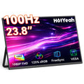 HotYeah 16" 2.5K 144Hz Portable Gaming Monitor, 2560x1600 QHD 125% sRGB