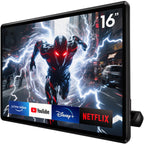 16" Android 13 Car TV Headrest Monitor(Pair),Car Rear Entertainment System