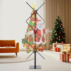 Missyou 71.3 Inch 3D Hologram Fan Splicing Display - 3 Pcs 65cm Holographic Projector Video Wall With Router And Tripod - WiFi App 3D Text Generator Bluetooth Audio - Naked Eye LED Commercial Ad Sign