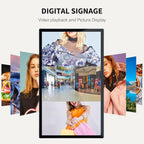 32 inch Interactive Touchscreen Whiteboard, Smart Board with 16:9 Display 1080P, Android 14 Touchscreen Electronic Whiteboard for Office and Classroom, RAM 4G & ROM 32G