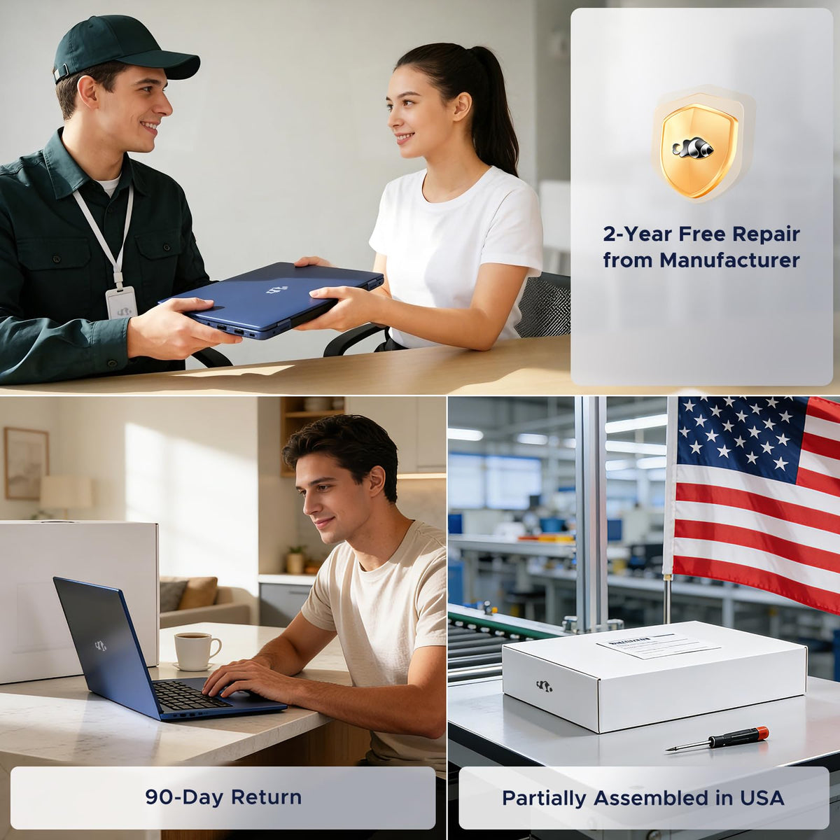 NIMO 15.6" FHD AI Laptop, AMD R7 8745HS 32GB DDR5 RAM 1TB SSD, Radeon 780M