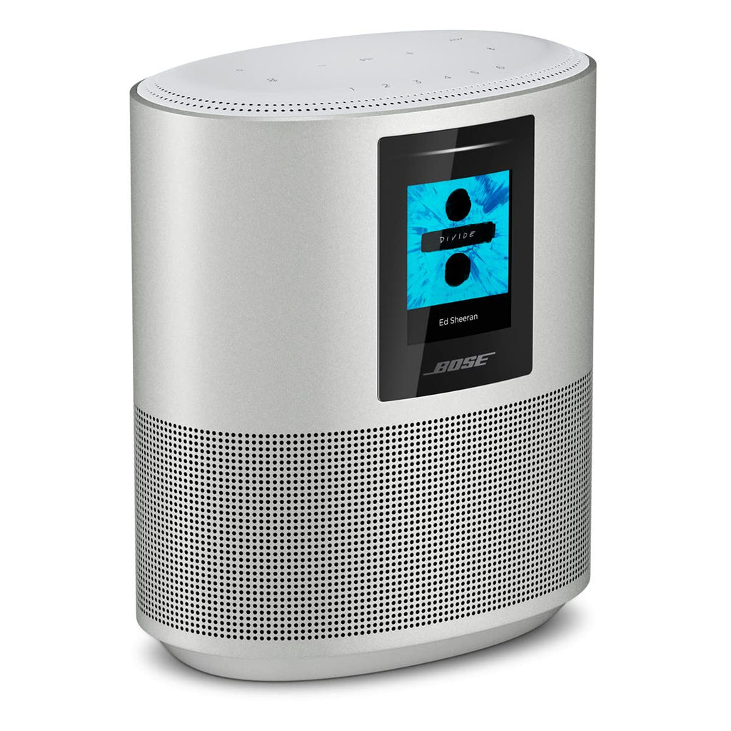 Bose Home Speaker 500: Smart Bluetooth Speaker with Alexa Voice Control Built-in, Silver