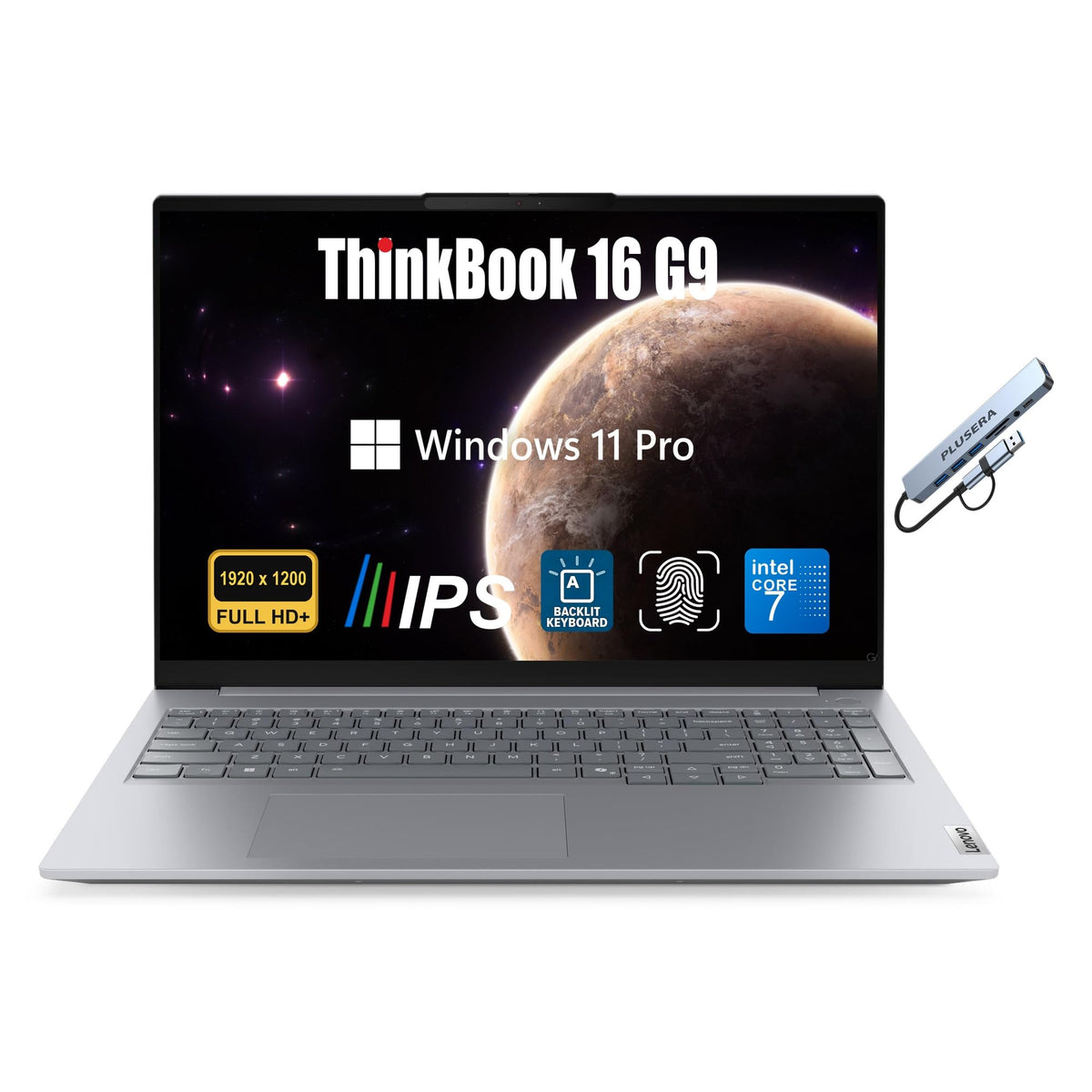 Thinkbook 16 G9, 16" WUXGA Business Laptop, Intel Core 7 240H, Win 11 Pro