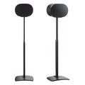 Sanus Height Adjustable Speaker Stand for Sonos Era 300 - 17" - Black - Custom Fit - Polished - Durable Steel & Extruded Aluminum - OSSE300A2-B2