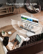 SYLVOX 27" Portable Tablet on Wheels, Smart Touchscreen Monitor Android 14