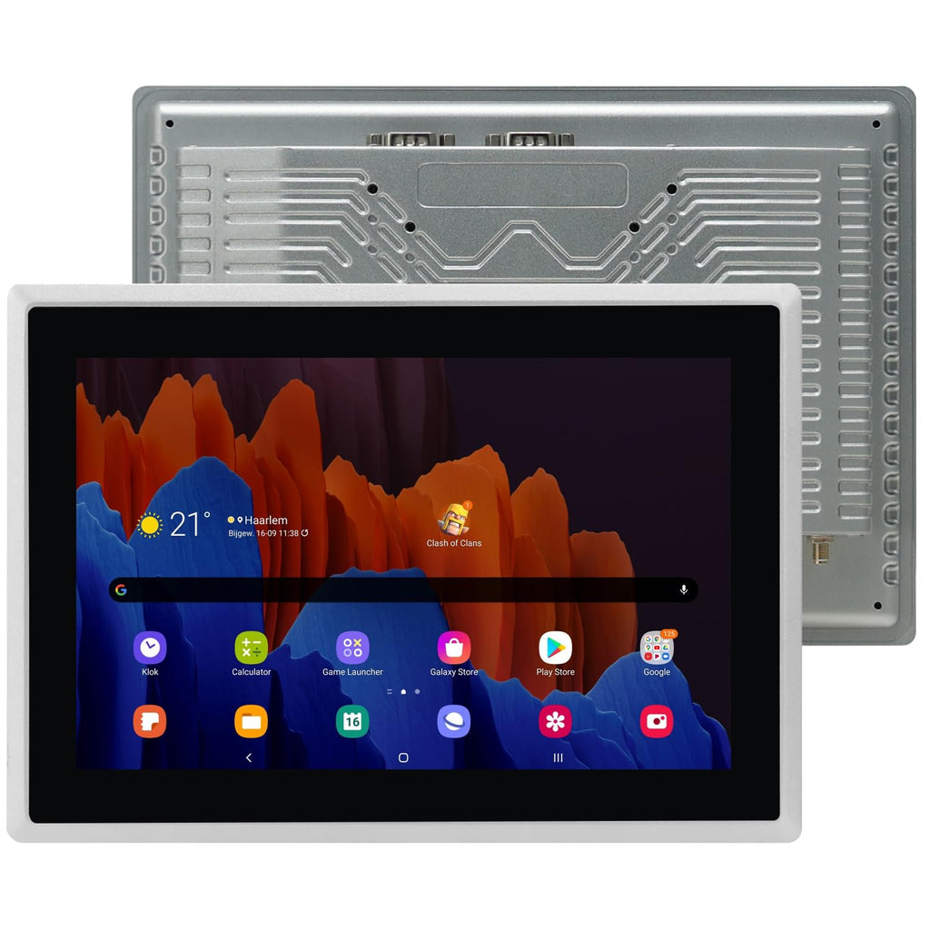 15.6-Inch Industrial Embedded Panel PC, Ratio 16:9 Multi-Touchscreen-Monitor,Industrial Touch Screen Panel Computer,WiFi & Built-in Speakers,IP65 Front,Win 10 I5 RAM 8G+256G SSD