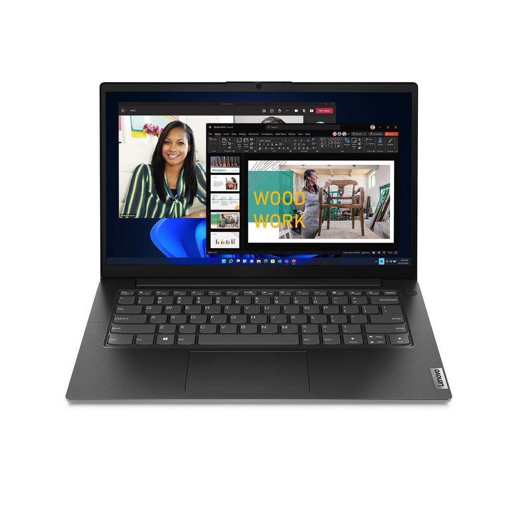 Lenovo V14 G5 Hybrid Work Laptop - 14" FHD Display - Core 7-240H - 16GB Memory - 512GB Storage - Integrated UHD Graphics - Windows 11 Home - Business Black