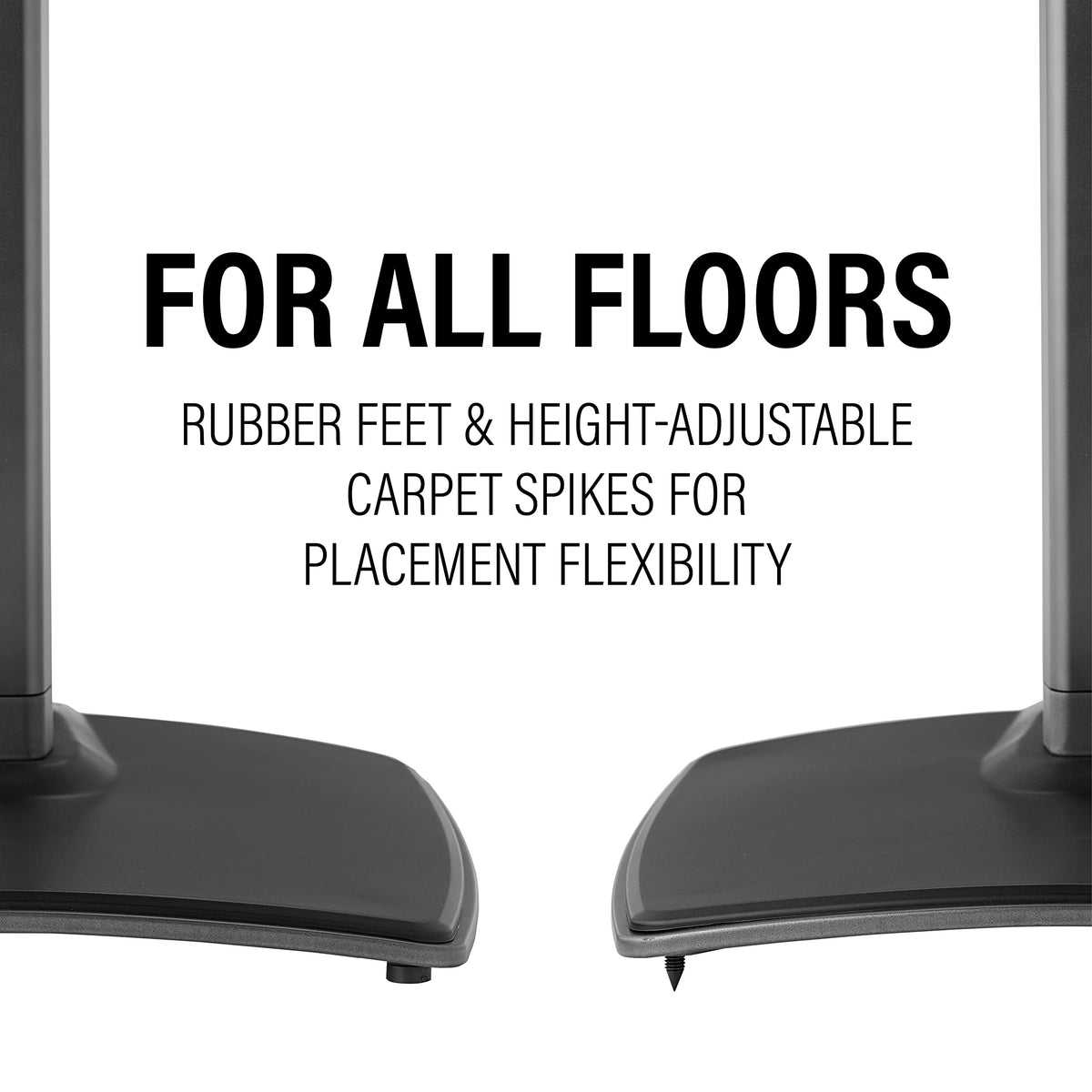 Sanus WSSE1A2-B2 Height-Adjustable Speaker Stands for Sonos Era 100™ (Pair)