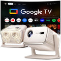 Aurzen BOOM mini Google TV Outdoor Smart Projector with 20W Dolby Audio