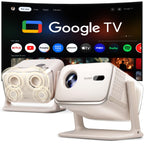 Aurzen BOOM mini Google TV Outdoor Smart Projector with 20W Dolby Audio