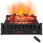 Tangkula 26" Smart Electric Fireplace, Compatible with Alexa, WiFi Enabled