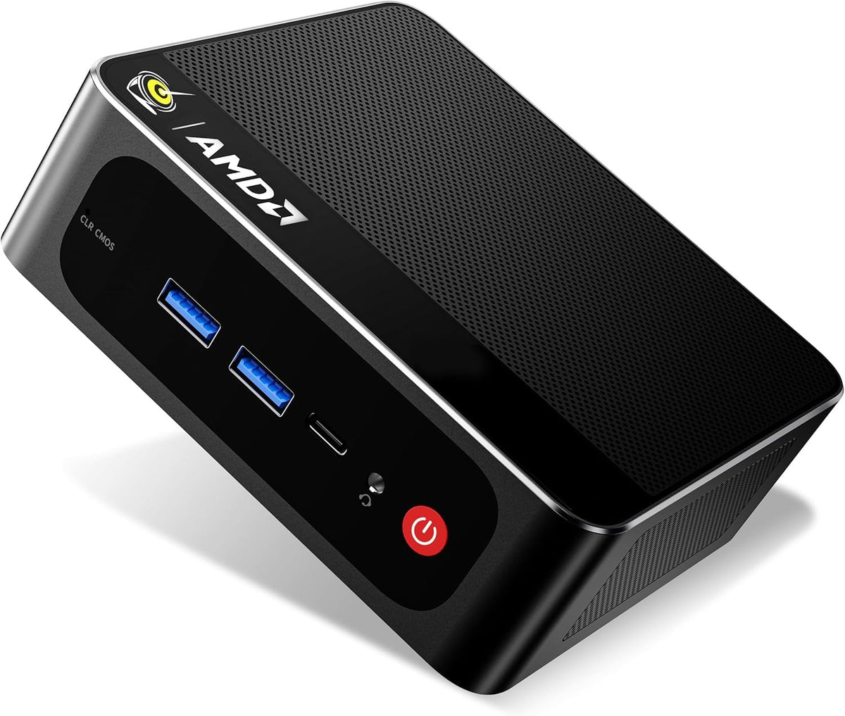 Beelink SER9 Pro AI Mini PC, AMD Ryzen 7 H255 (Up to 4.9GHz), 24GB LPDDR5X 6400MT/s 1TB NVMe SSD, Radeon 780M, Built-in Mic/Speaker, USB4, WiFi 6, 2.5G LAN, 4K@240Hz Triple Display, Desktop Computer