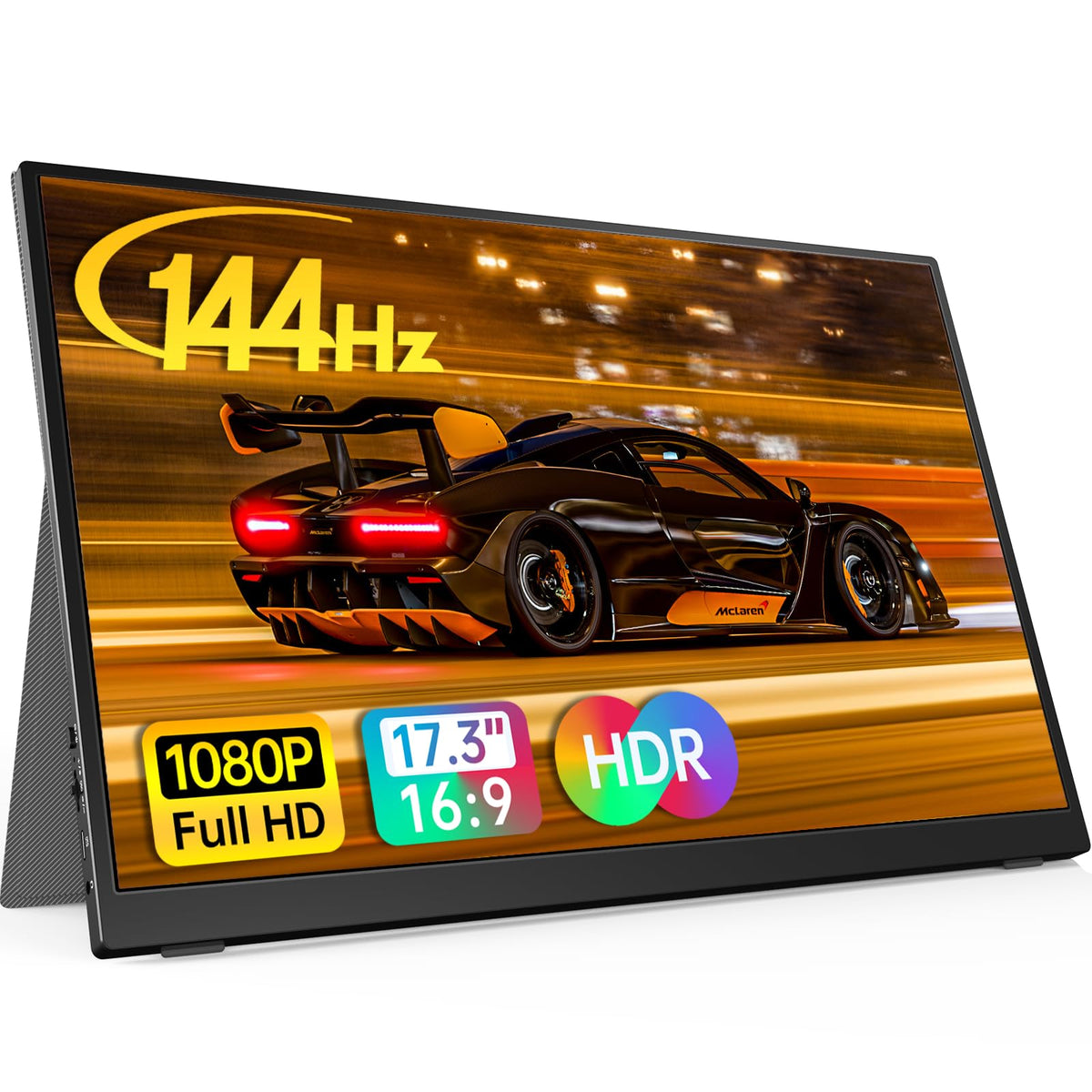 Anyuse 17.3" FHD 144Hz IPS USB-C HDMI Portable Monitor