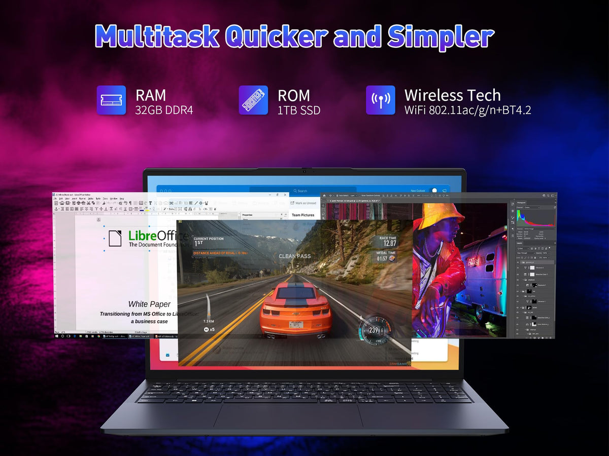 16" FHD Gaming Laptop, Intel i7-13620H Processor, 16GB RAM , 512GB PCIe SSD