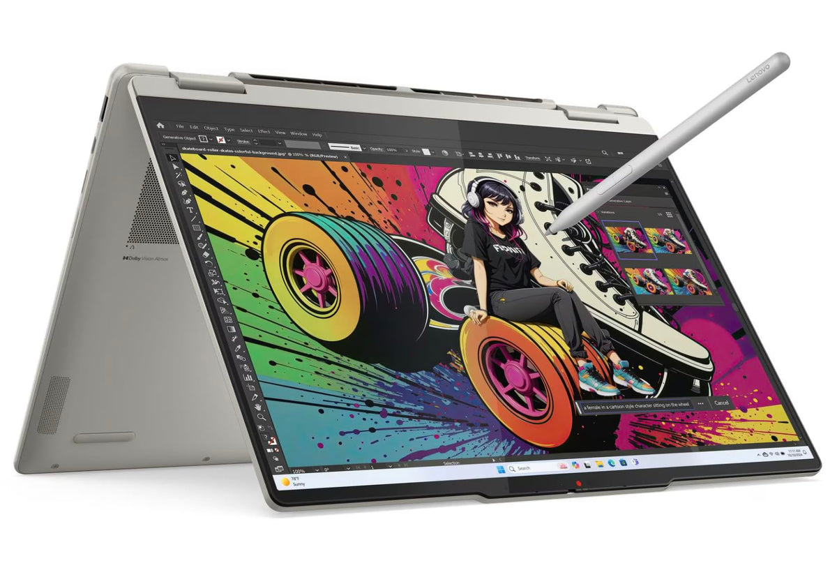 Lenovo Yoga 7 2-in-1 with Ryzen AI 5, 14” OLED Touch, 16GB RAM, Yoga Pen