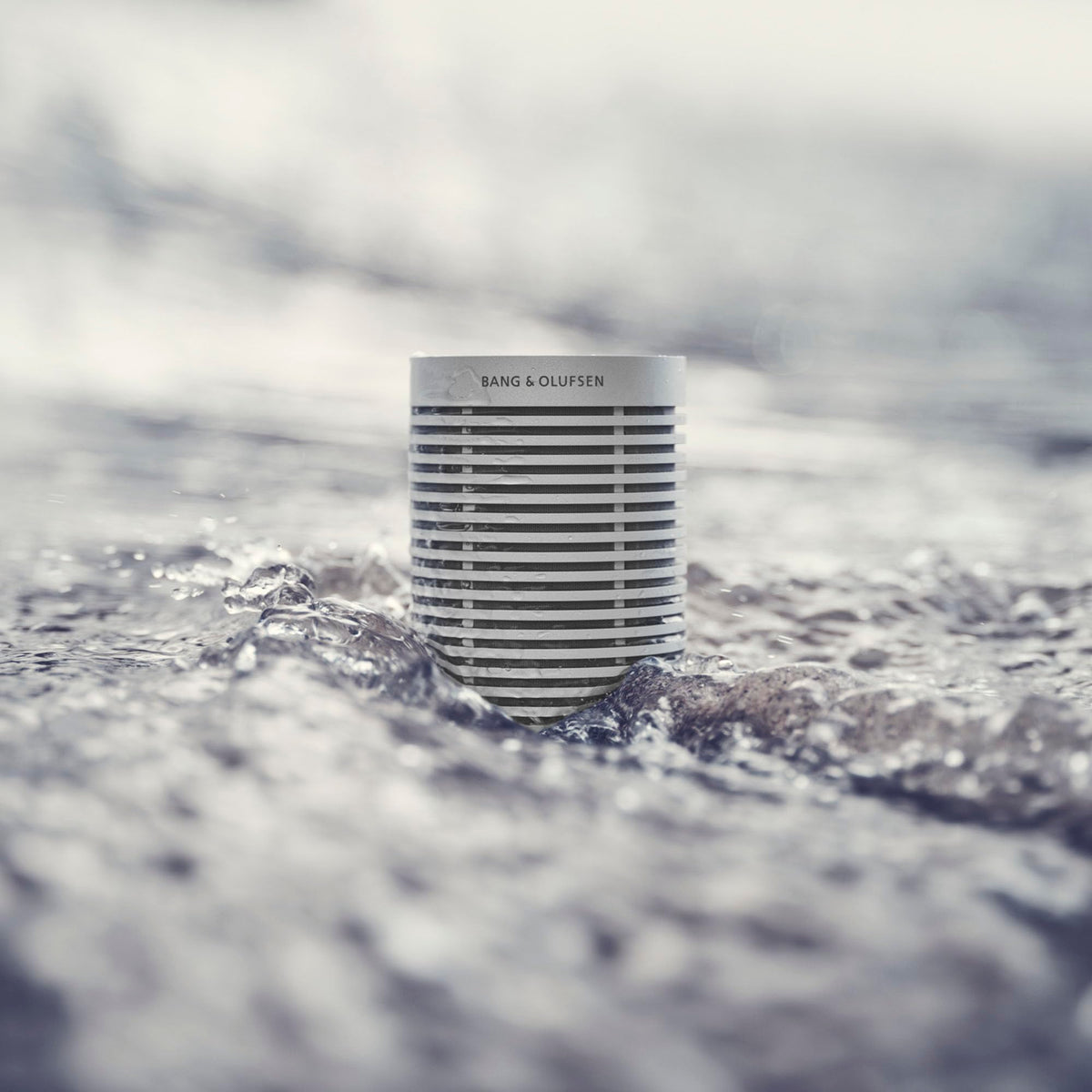 Bang & Olufsen Beosound Explore - Wireless Bluetooth Speaker, IP 67 Dustproof & Waterproof, Grey Mist