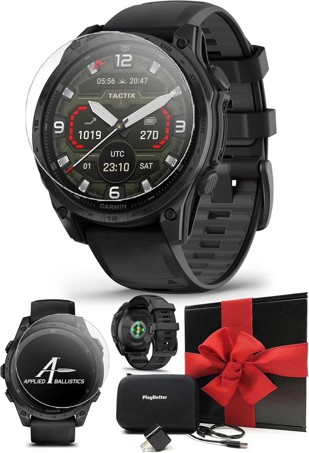 Garmin tactix 8 AMOLED (47mm) Tactical GPS Smartwatch Gift Box