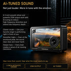 Personalized Smart Visual Bluetooth Speaker, Customizable 10.1-Inch Display