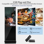 65" Touch Digital Signage Display Kiosk Floor Stand Advertising