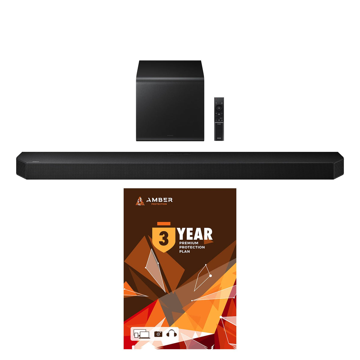 Samsung HW-QS730D 3.1.2ch Soundbar with True Dolby Atmos Sound and 3 Year Amber Protection Plan (2024)