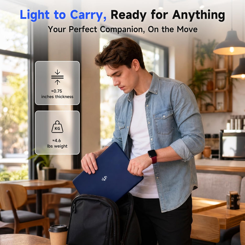 NIMO 17.3" Light Gaming Laptop, 8 Cores AMD Ryzen 7 32GB DDR5 2TB SSD