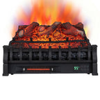 Tangkula 26" Smart Electric Fireplace, Compatible with Alexa, WiFi Enabled