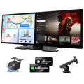 11'' Wireless Carplay Screen with Net-Flix YouTube Apps and Backup Camera, Upgraded in-Cell HD Touchscreen with CarPlay & Android Auto, WiFi, GPS Navigation Voice Assistant for All Vehicles