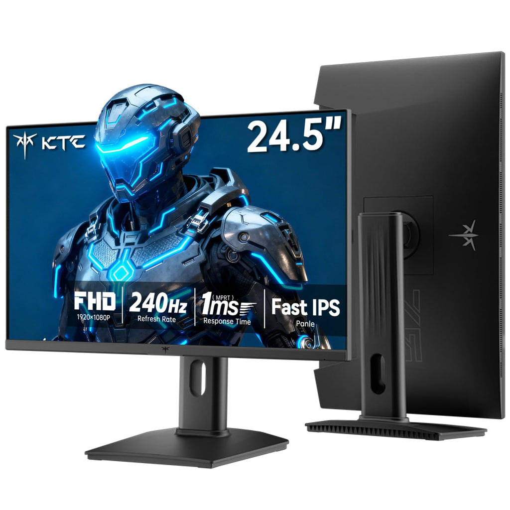 KTC 24 Inch Gaming Monitor 180Hz - 1440P Computer Monitors, Fast IPS H24T7