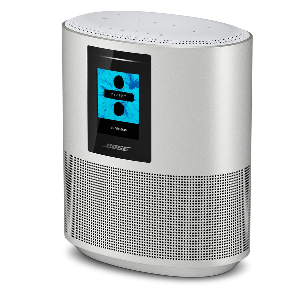Bose Home Speaker 500: Smart Bluetooth Speaker with Alexa Voice Control Built-in, Silver