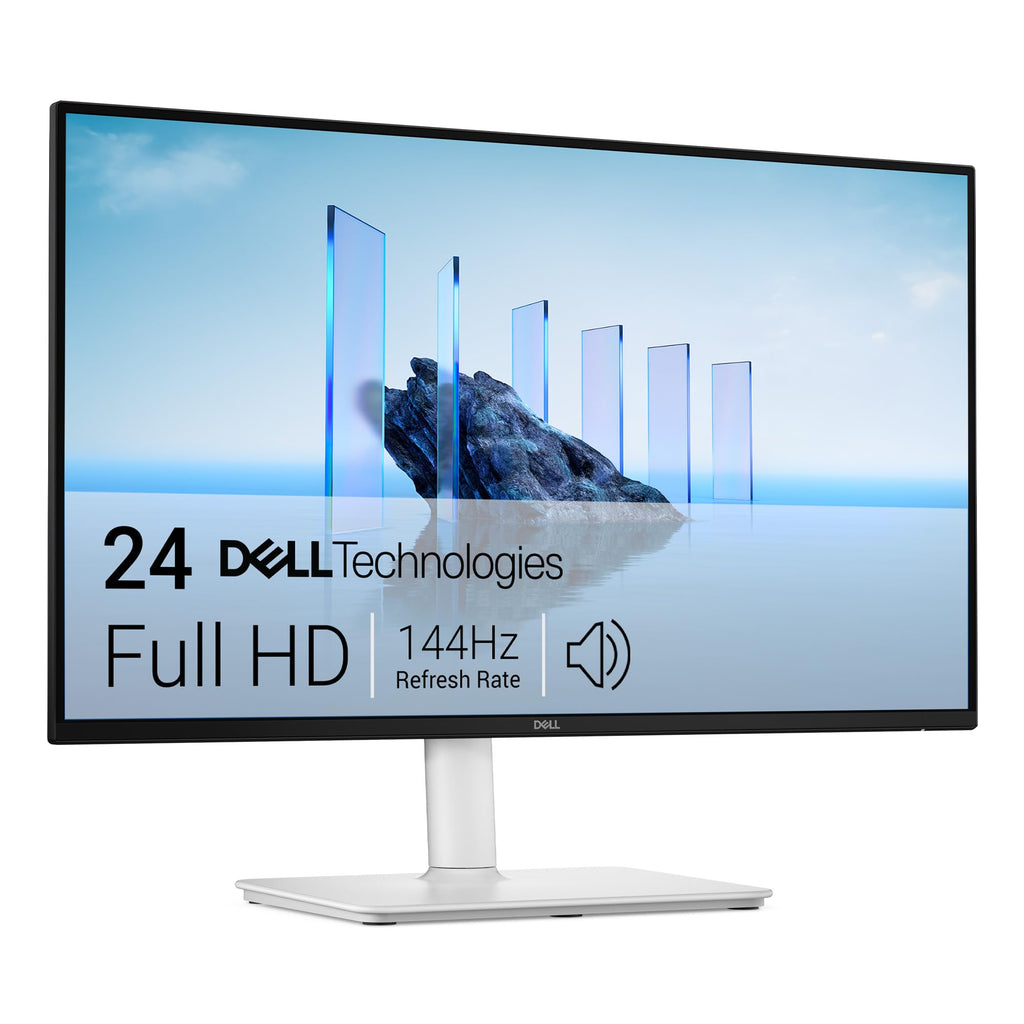 Dell 27 Plus Monitor - S2725HSM - 27-inch FHD (1920x1080) 144Hz 1ms Display, 2 x 3W Speakers, HDMI Connectivity, Height/Tilt/Pivot/Swivel Adjustability, AMD FreeSync - Ash White