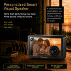 Personalized Smart Visual Bluetooth Speaker, Customizable 10.1-Inch Display