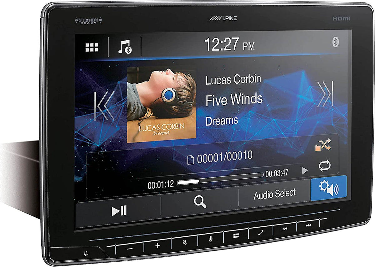 Alpine iLX-F511 11" Halo11 Stereo with DVR-C320R & ACAM4 Camera Bundle