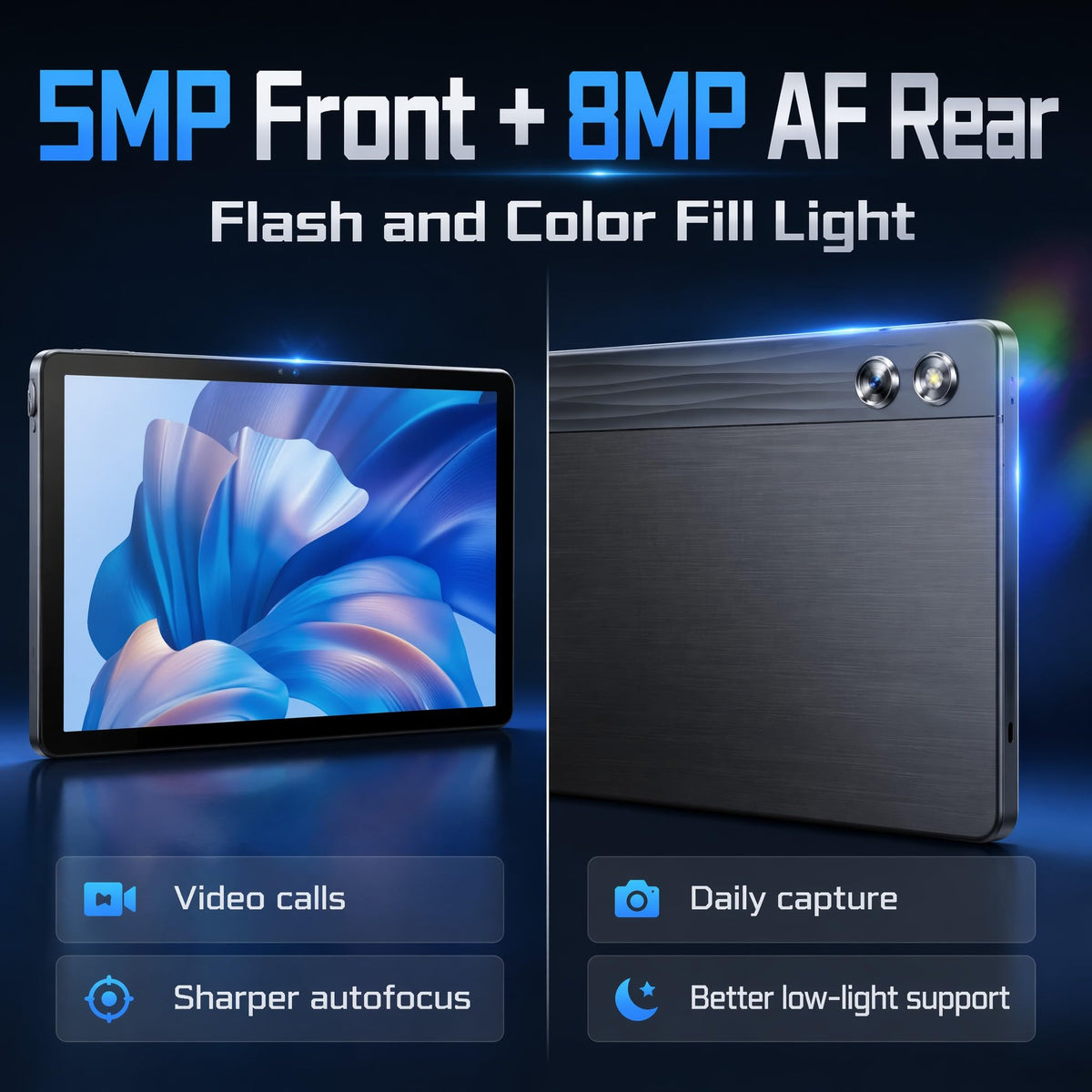 Android Tablet 11 inch with Octa-Core Processor, 36GBRAM+128GB Storage