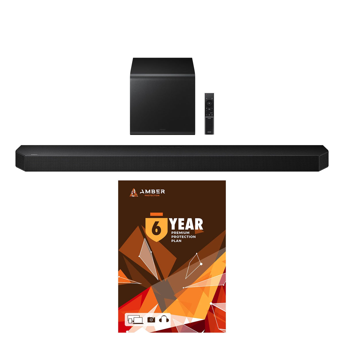 Samsung HW-QS730D 3.1.2ch Soundbar with True Dolby Atmos Sound and 3 Year Amber Protection Plan (2024)