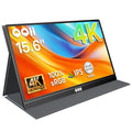 QQH 4K Portable Monitor, 15.6" UHD IPS USB-C HDMI Travel Monitor for Laptop