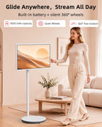 KTC MEGAPAD 32 Inch 4K Smart Portable Touchscreen TV on Wheels, A32Q7S