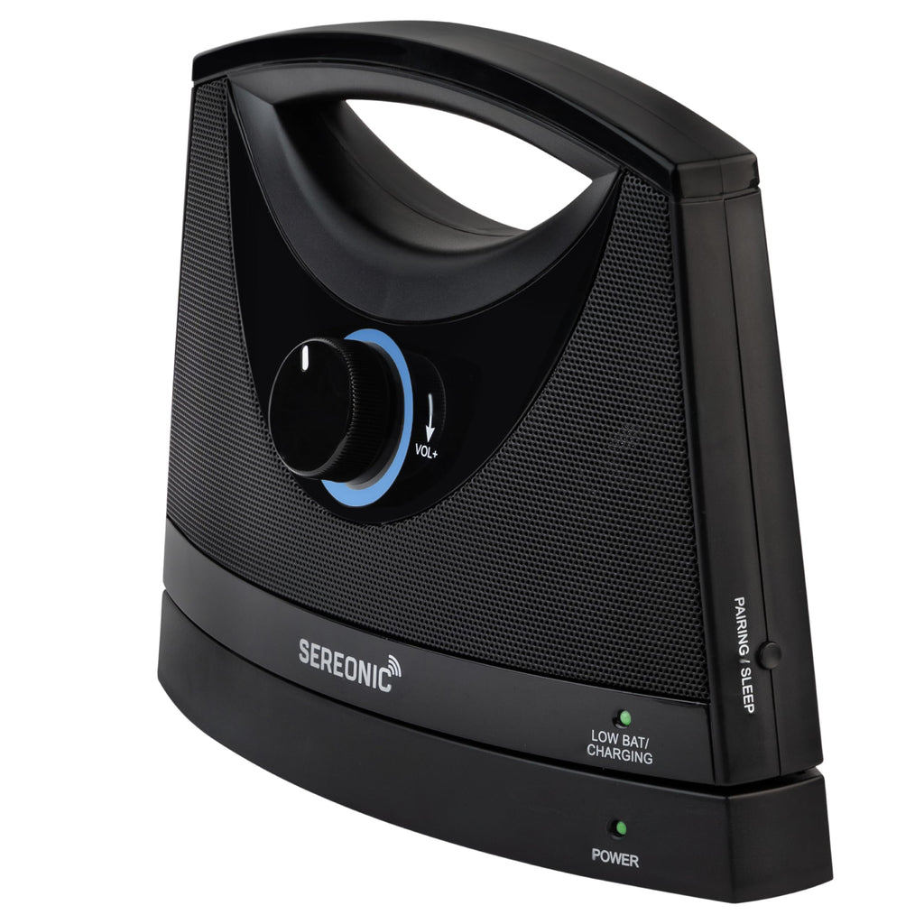 SEREONIC Portable Wireless TV Speakers for Smart TV - Ideal for Watching TV Without High Volume - Wireless TV Speakers Designed for Hearing Impaired, Elderly and Seniors - A