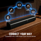 Sound Bar Bluetooth Surround Sounds, Home Theater Sound Bar System, TV Sounds Bars Subwoofer Wireless 5.1CH Surround Speakers Home Theater Surrounds Sound System HDMI AUX Opt USB, Black