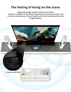 VIVIDSTORM Electric Motorized UST Projector Screen, Tensioned Wrinkle-Free Surface, 4K/8K HDR Ready, Easy Setup,VSDSTUST84HP